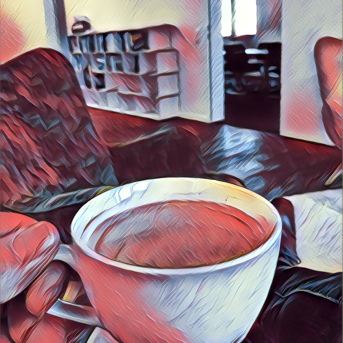 Der Kaffee ist ebenso inklusive wie der Tee und andere Getränke: einen Raum für einen Workshop für einen ganzen Tag haben wir heute im Lostopf.